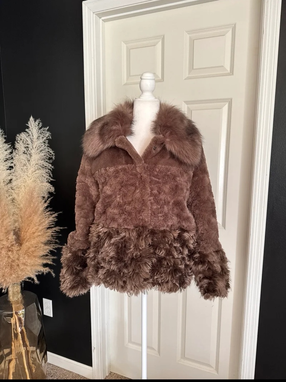 Carré Noir Faux Fur Penny Lane Coat size Medium